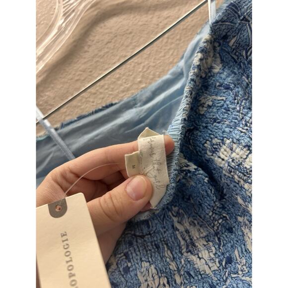 Forever‎ That Girl Anthropologie Smocked Tube Top Size M Boho Cottagecore NWT - Picture 5 of 8